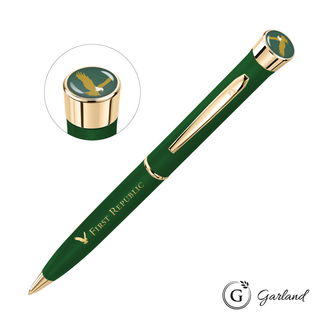 Garland® Color Matte Custom Twist Ballpoint Pen - Gold 1