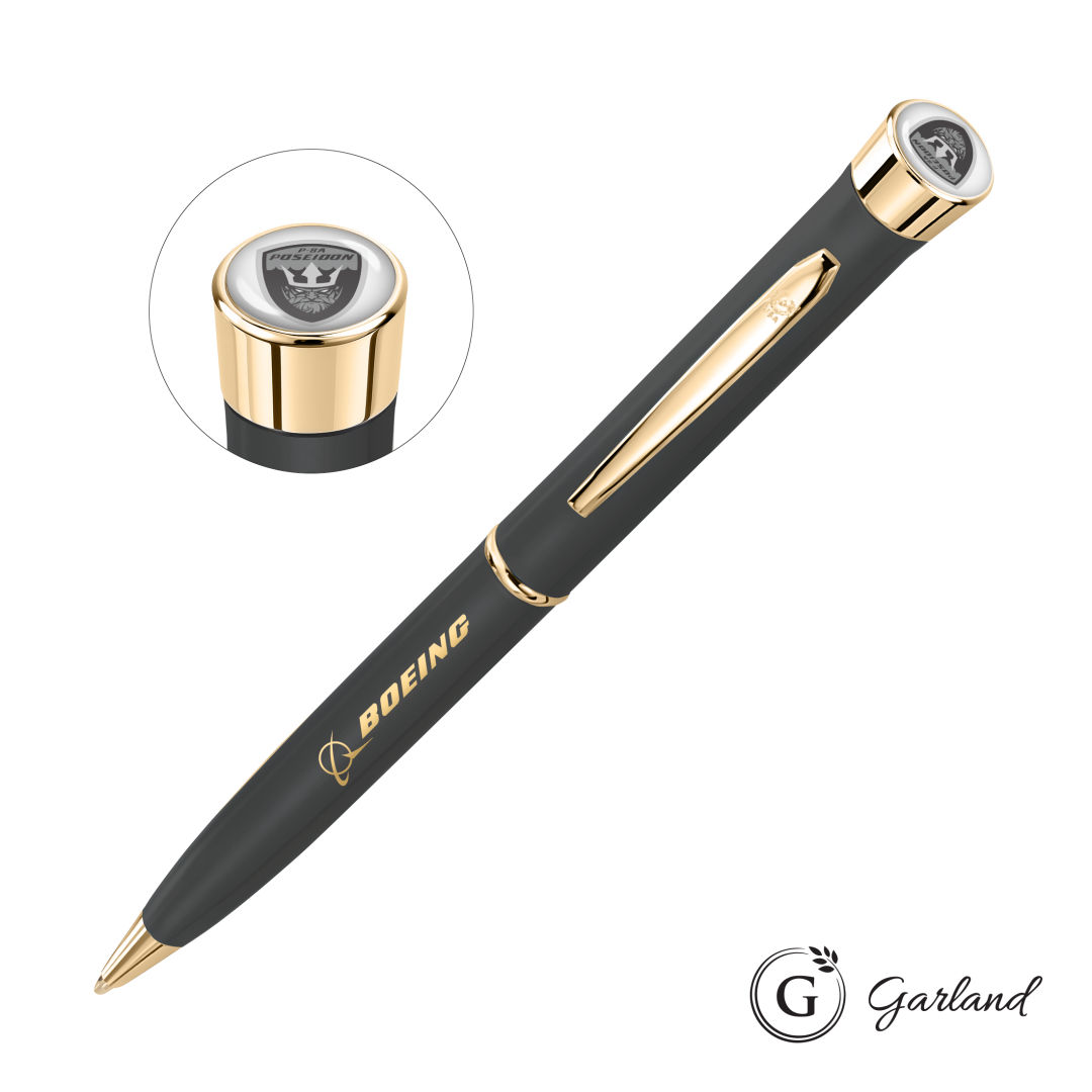 Garland® Color Matte Custom Twist Ballpoint Pen - Gold 1