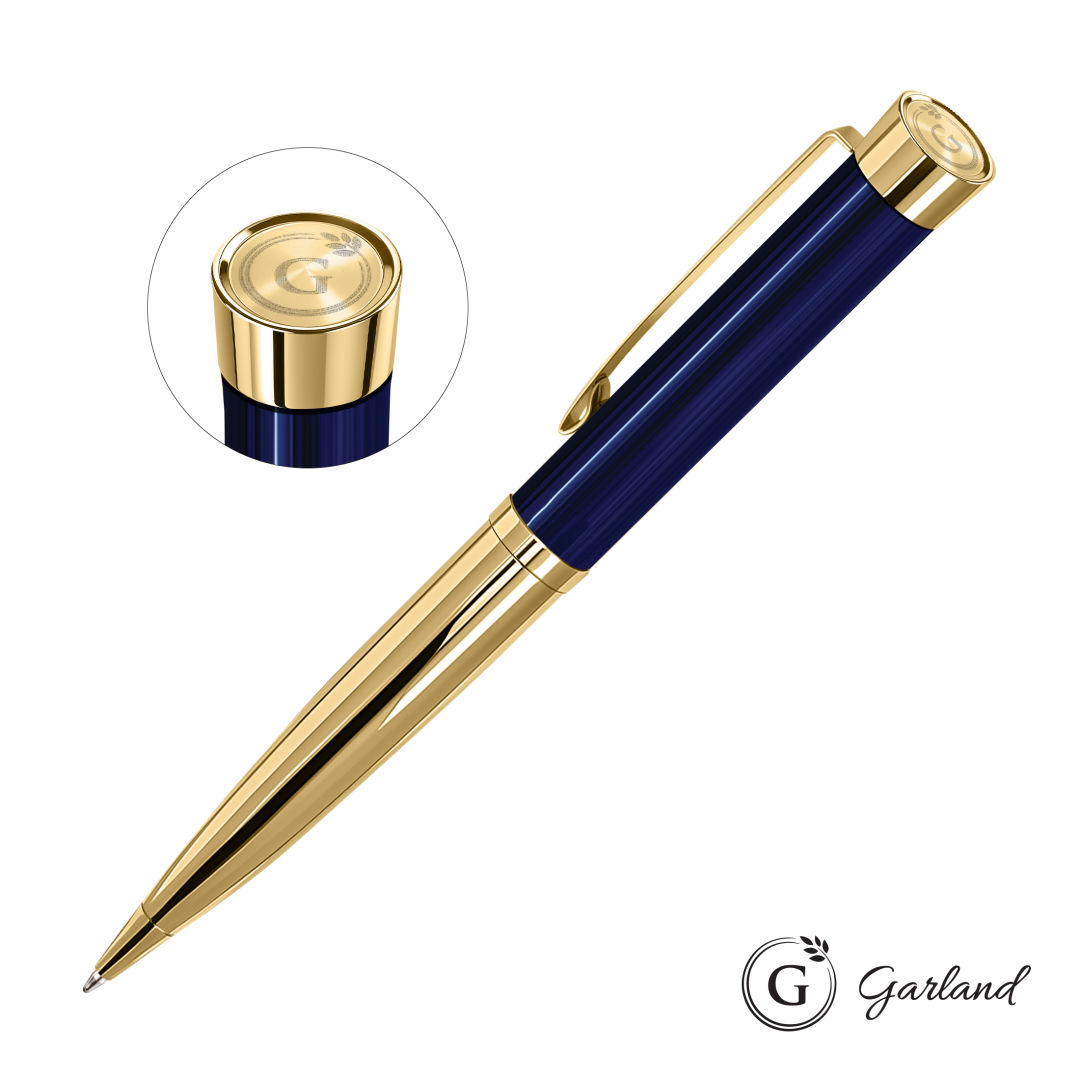 Garland® Executive Emblem Monogram Twist Pen - Gold 1