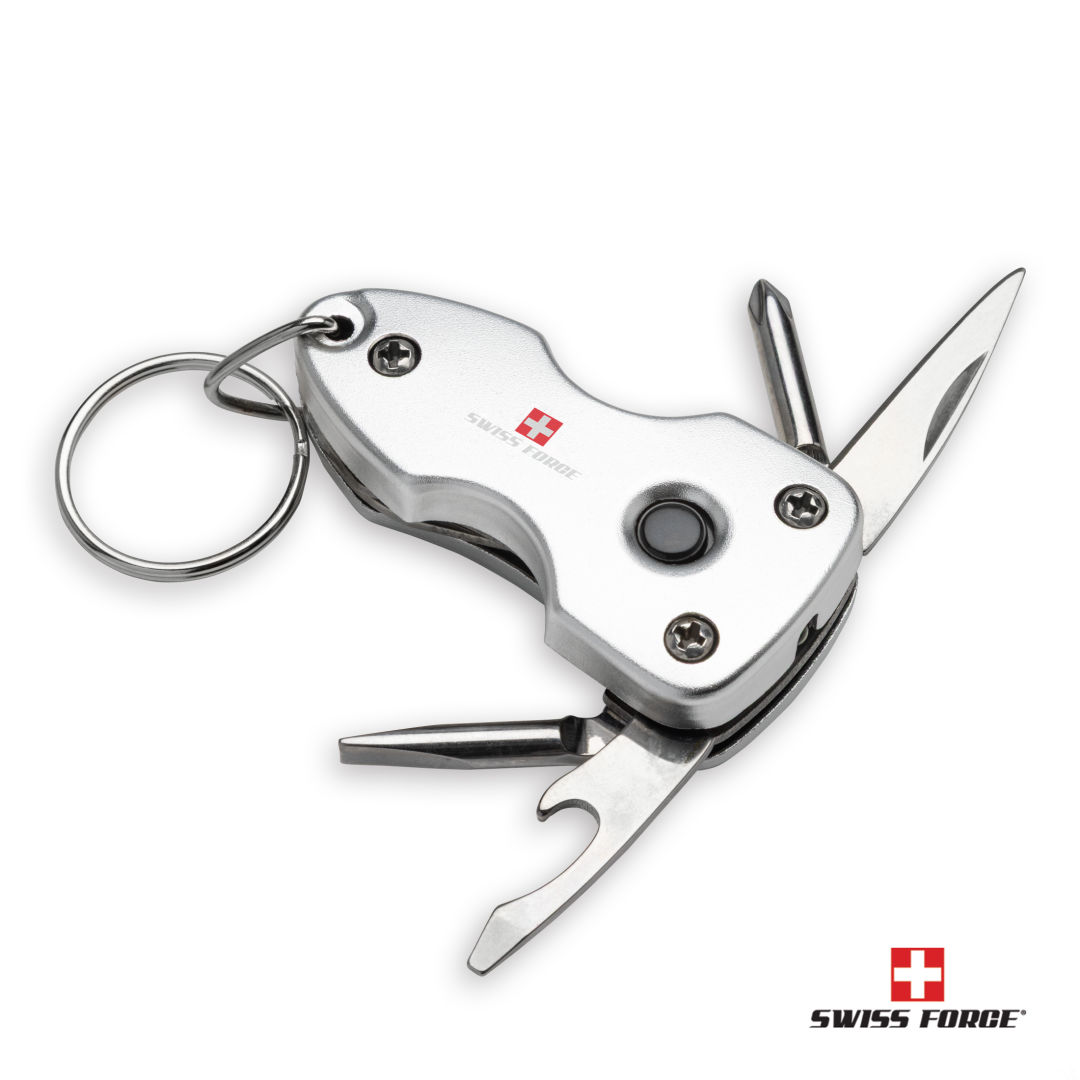 Swiss Force® Wildcub Multi-Tool & Flashlight Keyring 1