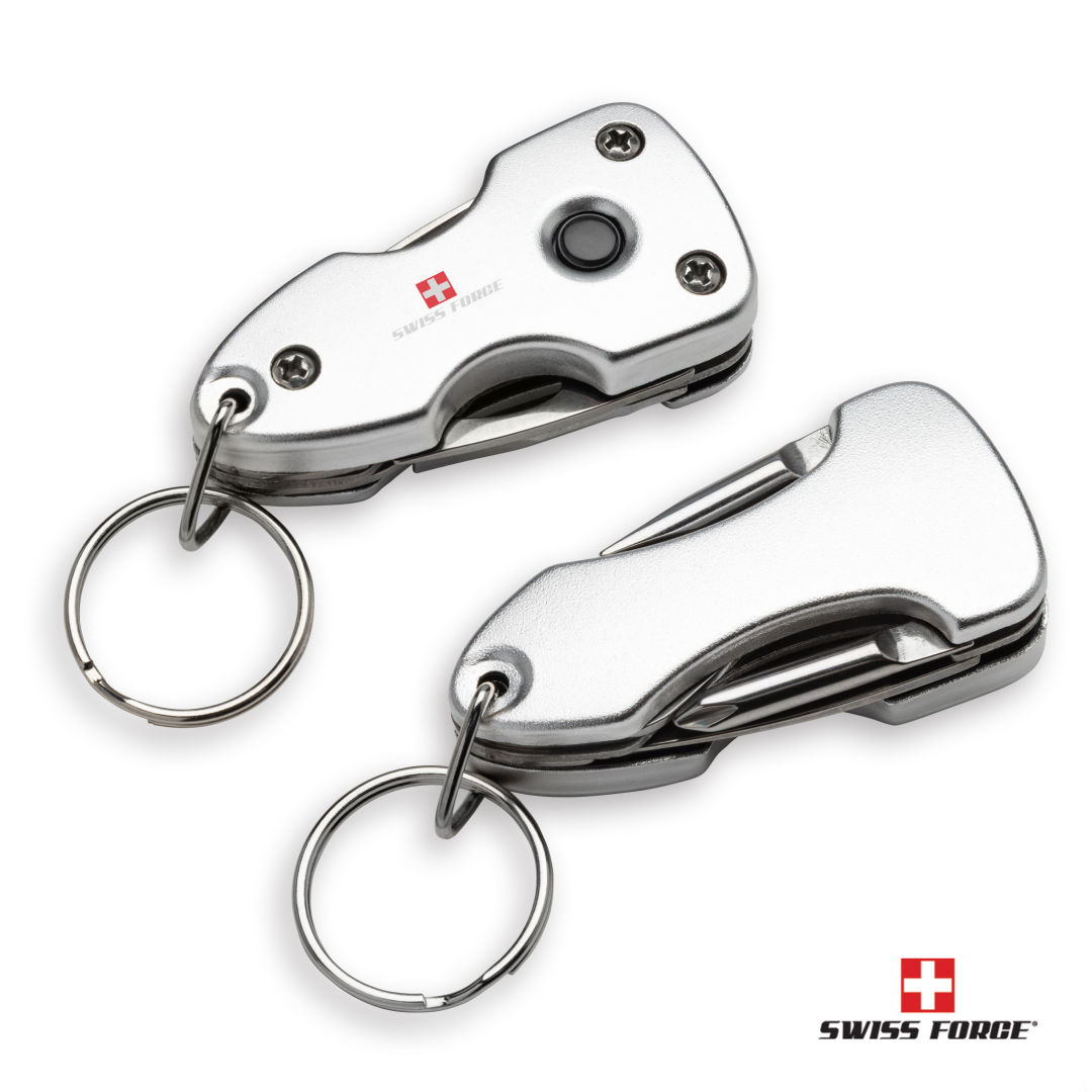 Swiss Force® Wildcub Multi-Tool & Flashlight Keyring 1