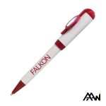 Jumbo VividPrint™ Billboard Twist White Pen - Colored Accent - White / Red Jumbo VividPrint™ Billboard Twist White Pen - Colored Accent - White / Red