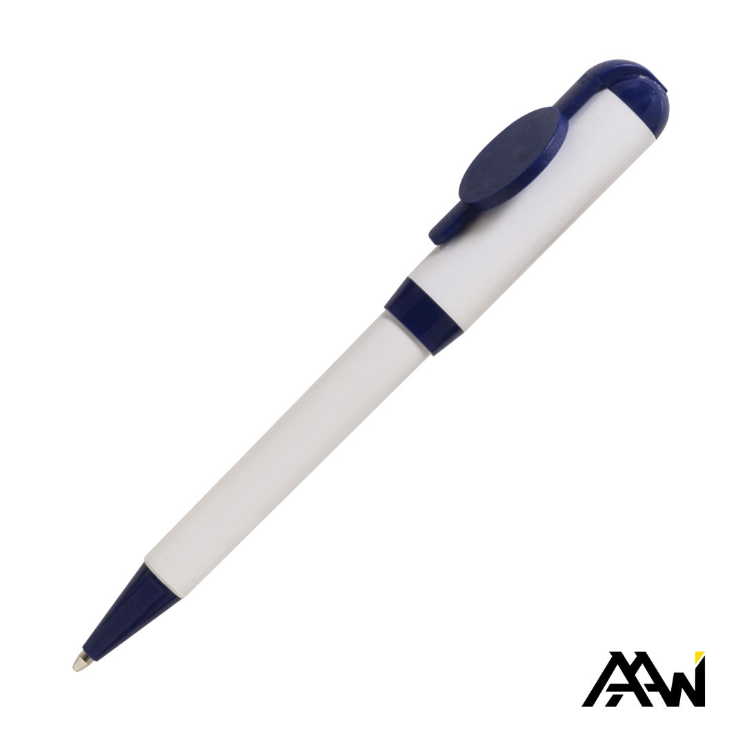 Jumbo VividPrint™ Billboard Twist White Pen - Colored Accent 1