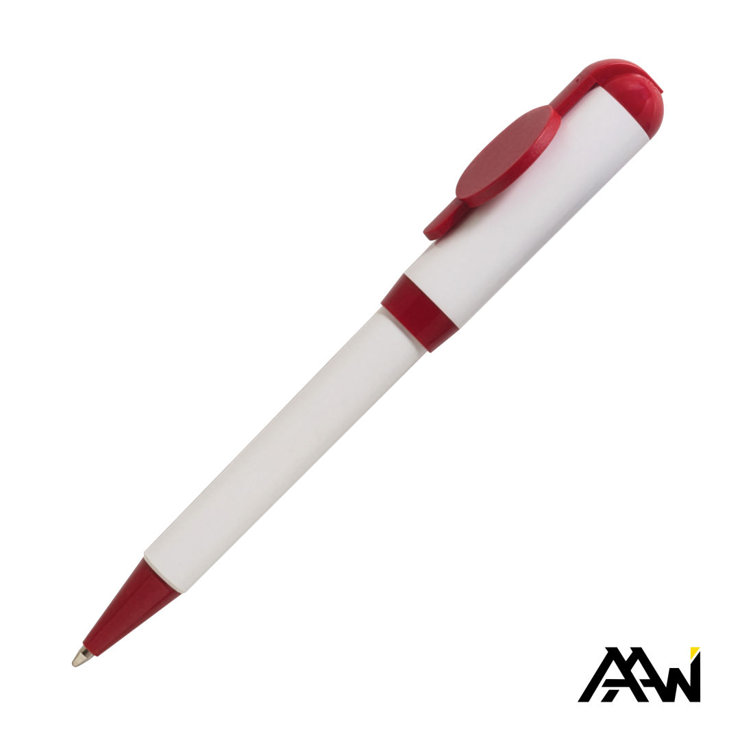 Jumbo VividPrint™ Billboard Twist White Pen - Colored Accent 1