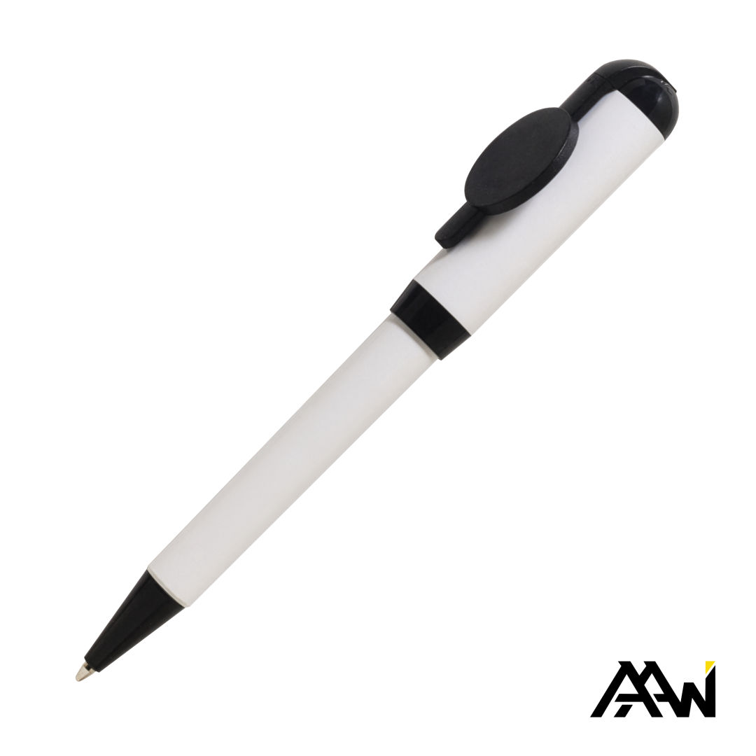 Jumbo VividPrint™ Billboard Twist White Pen - Colored Accent 1