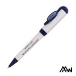Jumbo VividPrint™ Billboard Twist White Pen - Colored Accent - White / Dark Blue Jumbo VividPrint™ Billboard Twist White Pen - Colored Accent - White / Dark Blue