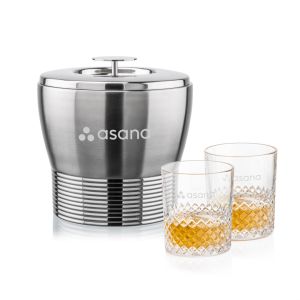 Genoa Ice Bucket & Tacoma On-the-Rocks Set 1 Genoa Ice Bucket & Tacoma On-the-Rocks Set 1
