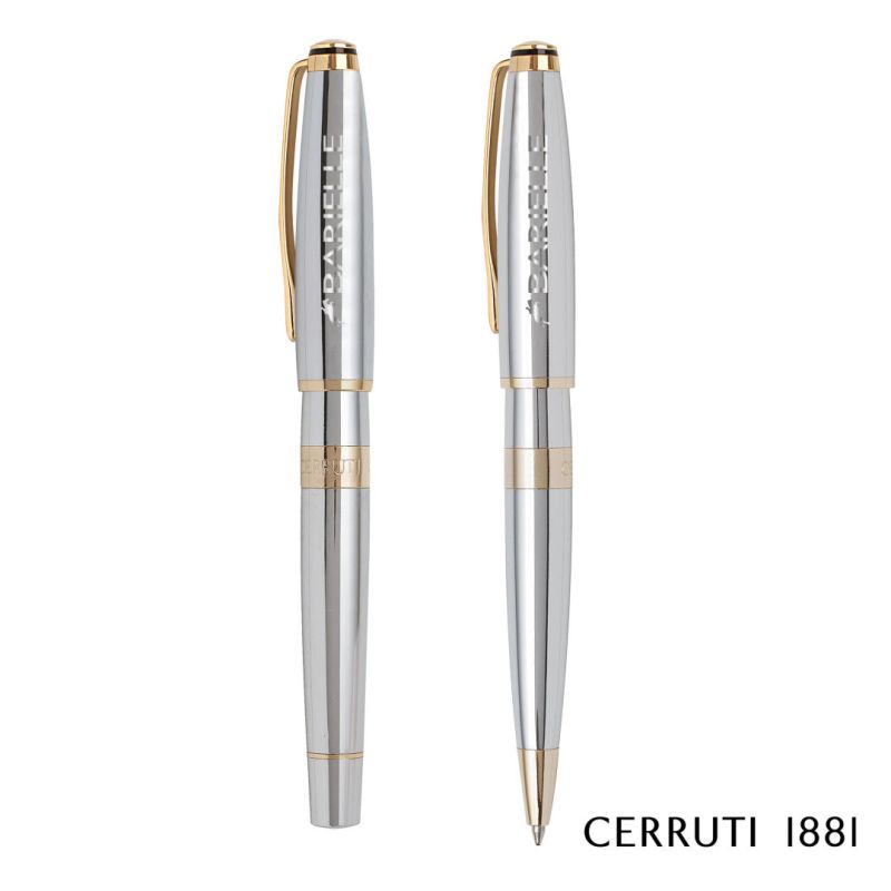 Cerruti 1881® Bicolore Ballpoint Pen & Rollerball Pen Set 1 Cerruti 1881® Bicolore Ballpoint Pen & Rollerball Pen Set 1