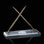 Ashburton Pen Set - Double Pen / Gold Ashburton Pen Set - Double Pen / Gold