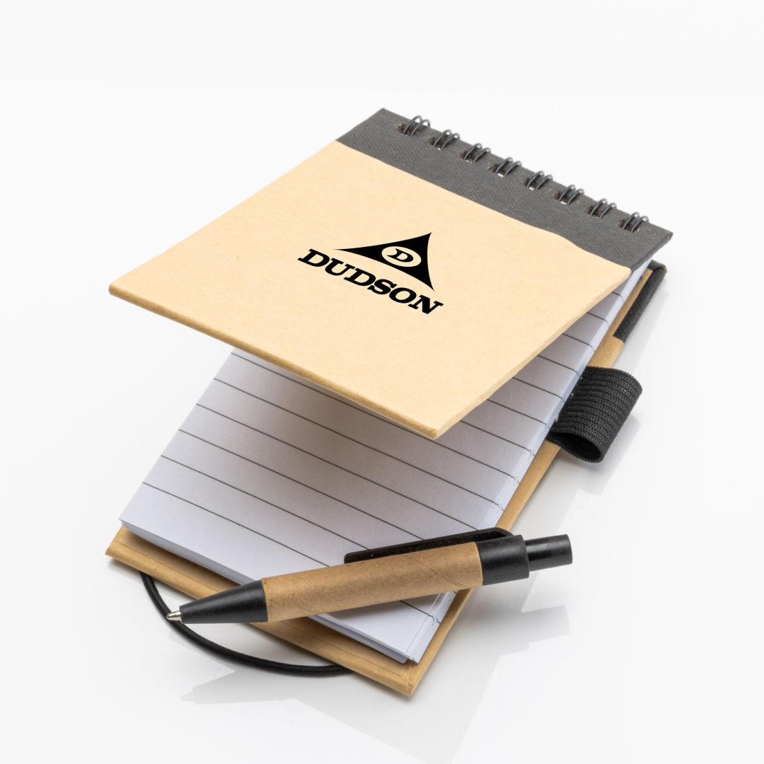 Recycled Flip-up Notepad/Pen 1