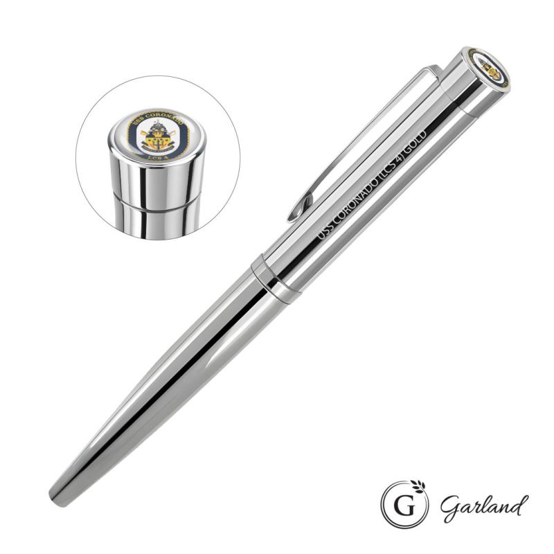 Garland® Executive Custom Signature Rollerball Pen - Chrome 1 Garland® Executive Custom Signature Rollerball Pen - Chrome 1