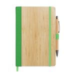 Forleo Bamboo Notebook/Lucky Pen - Green / Gun Metal / 5.5 x 8.25 (Blank) Forleo Bamboo Notebook/Lucky Pen - Green / Gun Metal / 5.5 x 8.25 (Blank)