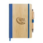 Forleo Bamboo Notebook/Lucky Pen - Blue / Gun Metal / 5.5 x 8.25 Forleo Bamboo Notebook/Lucky Pen - Blue / Gun Metal / 5.5 x 8.25