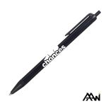 Value Slim Pen w/Glossy Colored Barrel - Matte Black Accent 1 Value Slim Pen w/Glossy Colored Barrel - Matte Black Accent 1