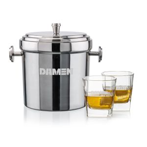 Milano Ice Bucket & Sterling On-the-Rocks Set 1 Milano Ice Bucket & Sterling On-the-Rocks Set 1