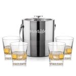 Catania Ice Bucket & Santana On-the-Rocks Set - Set of 5 Catania Ice Bucket & Santana On-the-Rocks Set - Set of 5