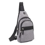 Stridex One Strap Shoulder Crossbody Bag - Grey (Blank) Stridex One Strap Shoulder Crossbody Bag - Grey (Blank)