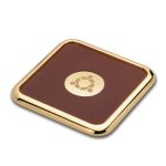 Pembry Coaster - Gold / 4 Pembry Coaster - Gold / 4