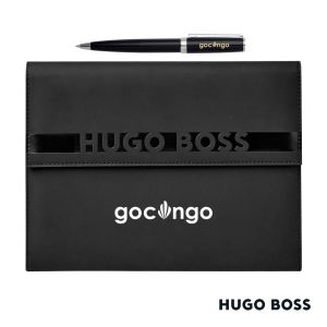 Hugo Boss® Ballpoint Pen & A5 Folder Set 1 Hugo Boss® Ballpoint Pen & A5 Folder Set 1