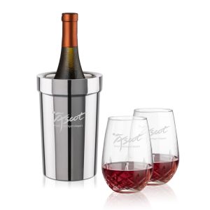 Milano Wine Cooler & Templeton Stemless Wine Set 1 Milano Wine Cooler & Templeton Stemless Wine Set 1