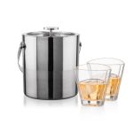 Catania Ice Bucket & Arrellano On-the-Rocks Set - Set of 3 (Blank) Catania Ice Bucket & Arrellano On-the-Rocks Set - Set of 3 (Blank)