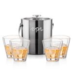 Catania Ice Bucket & Arrellano On-the-Rocks Set - Set of 5 Catania Ice Bucket & Arrellano On-the-Rocks Set - Set of 5