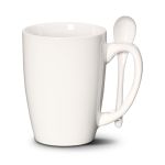 Winfield Mug & Spoon 15oz - Imprinted - White (Blank) Winfield Mug & Spoon 15oz - Imprinted - White (Blank)
