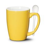 Winfield Mug & Spoon 15oz - Imprinted - Yellow (Blank) Winfield Mug & Spoon 15oz - Imprinted - Yellow (Blank)