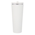 Krantz Rubberized Tumbler w/Straw & Carry Handle - 30oz - White (Blank) Krantz Rubberized Tumbler w/Straw & Carry Handle - 30oz - White (Blank)