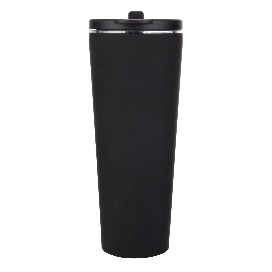 Krantz Rubberized Tumbler w/Straw & Carry Handle - 30oz 1