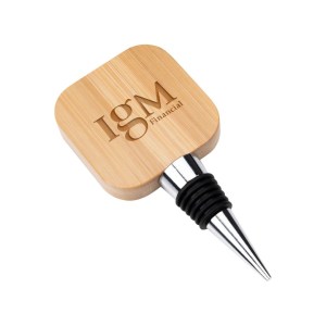 Kirtle Bamboo Bottle Stopper w/Bottle Opener 1 Kirtle Bamboo Bottle Stopper w/Bottle Opener 1