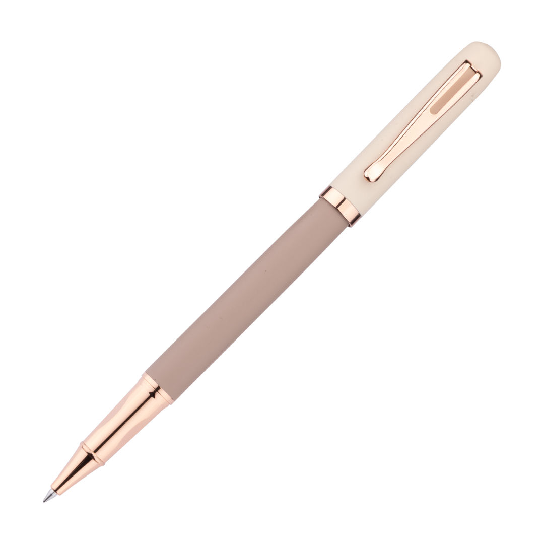 Goldfinch Dual Toned Rollerball Pen w/Rose Accents 1