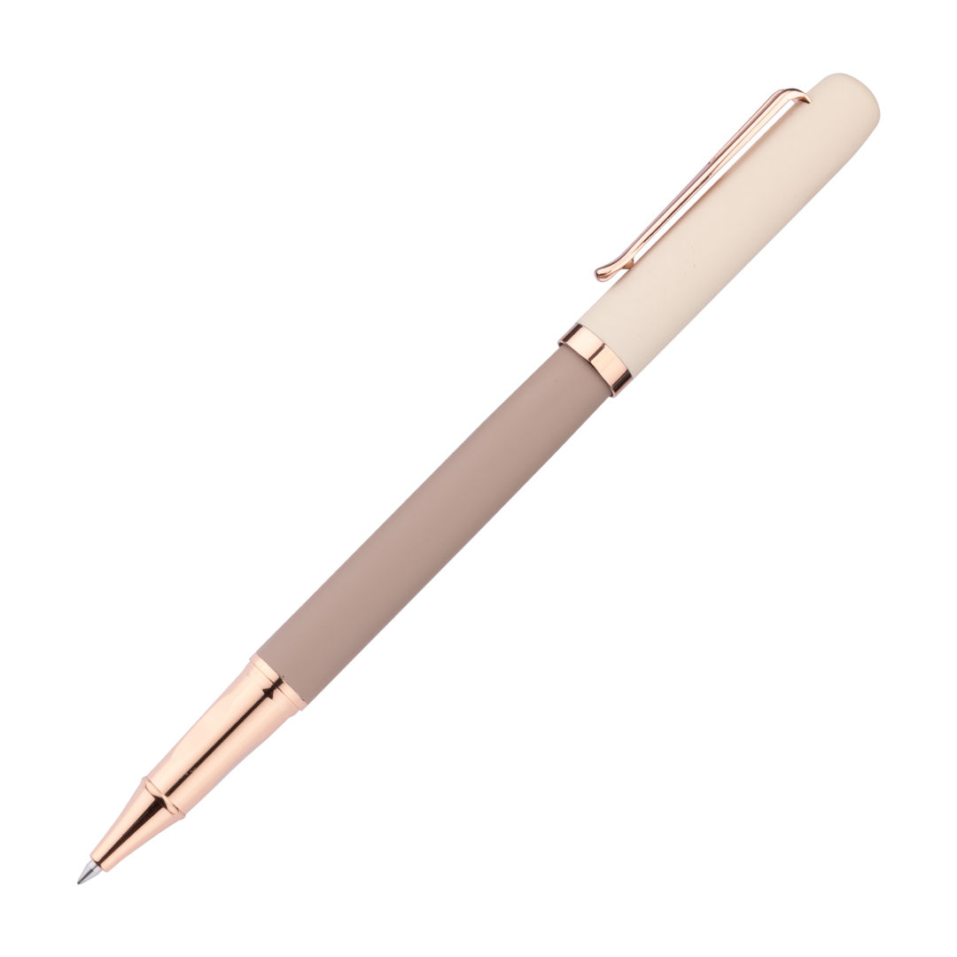 Goldfinch Dual Toned Rollerball Pen w/Rose Accents 1