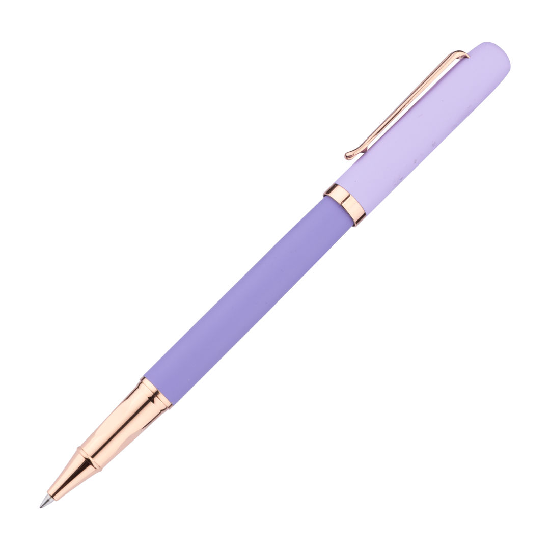 Goldfinch Dual Toned Rollerball Pen w/Rose Accents 1