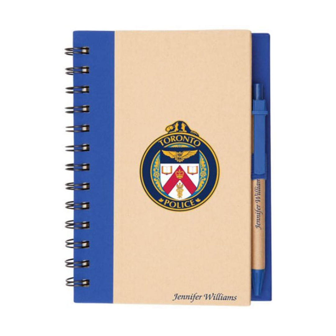 Spiral Bound Notebook & Harvest Pen 1