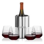 Jacobs Wine Cooler & Cannes Stemless Wine - Set of 5 Jacobs Wine Cooler & Cannes Stemless Wine - Set of 5
