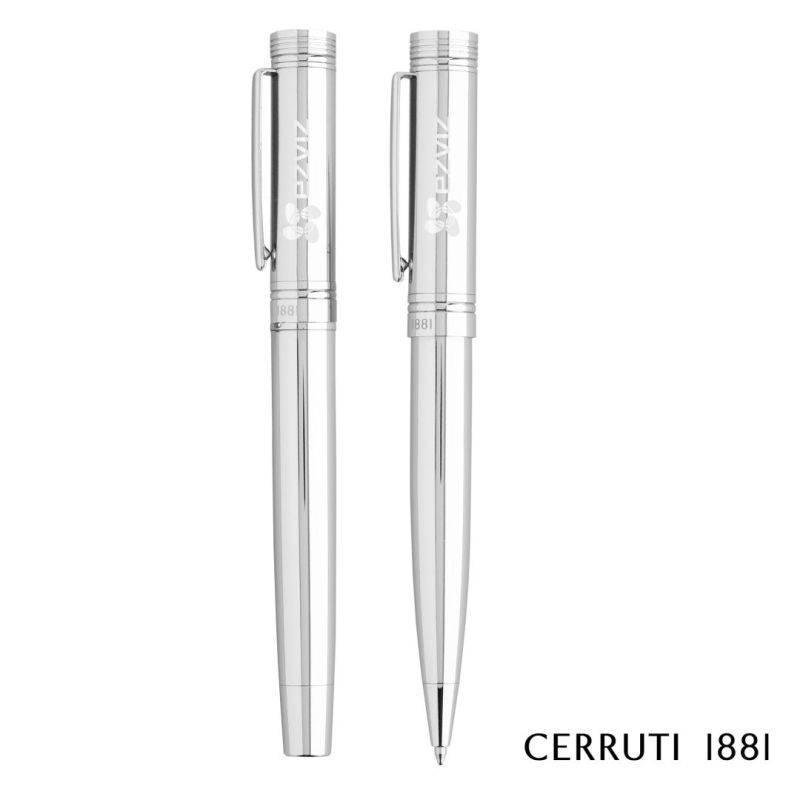 Cerruti 1881® Zoom Classic Ballpoint & Rollerball Pen Set 1 Cerruti 1881® Zoom Classic Ballpoint & Rollerball Pen Set 1