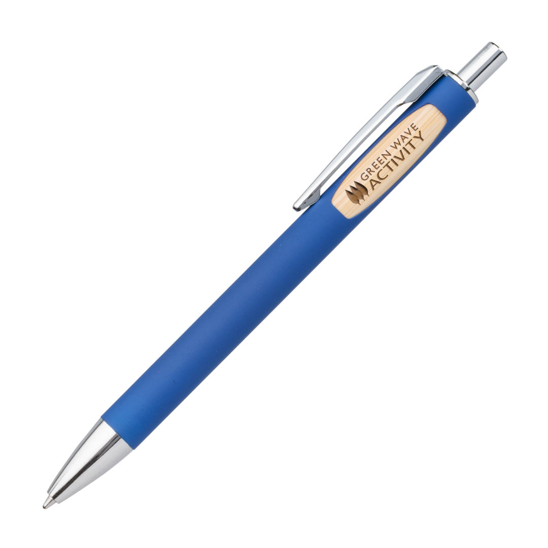 Sylvia Clicker Pen w/Bamboo Accent 1