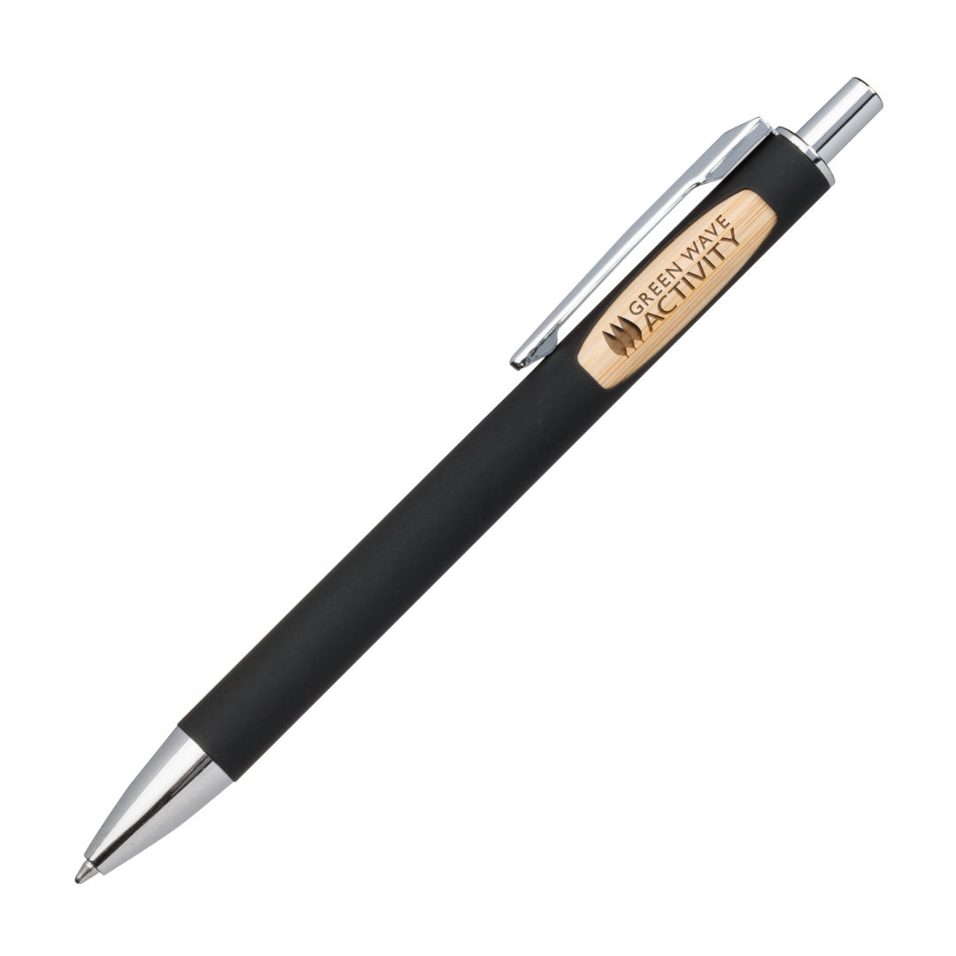 Sylvia Clicker Pen w/Bamboo Accent 1