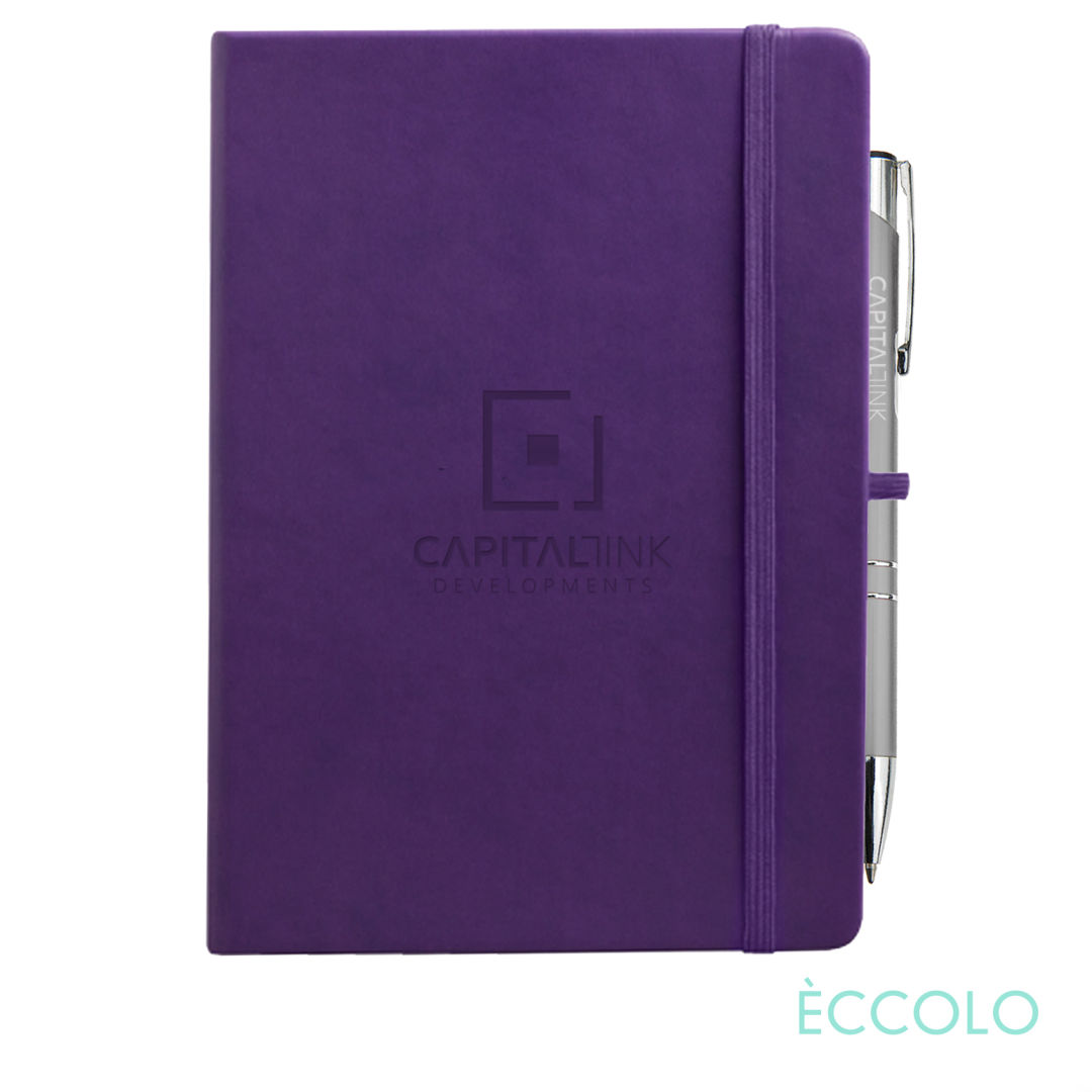 Eccolo® Cool Journal/Clicker Pen - (L) 1
