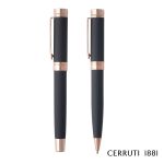Cerruti 1881® Zoom Ballpoint & Rollerball Pen Gift Set - Navy (Blank) Cerruti 1881® Zoom Ballpoint & Rollerball Pen Gift Set - Navy (Blank)