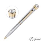 Garland® Signature Twist Ballpoint Pen - Chrome - Chrome / Gold Garland® Signature Twist Ballpoint Pen - Chrome - Chrome / Gold