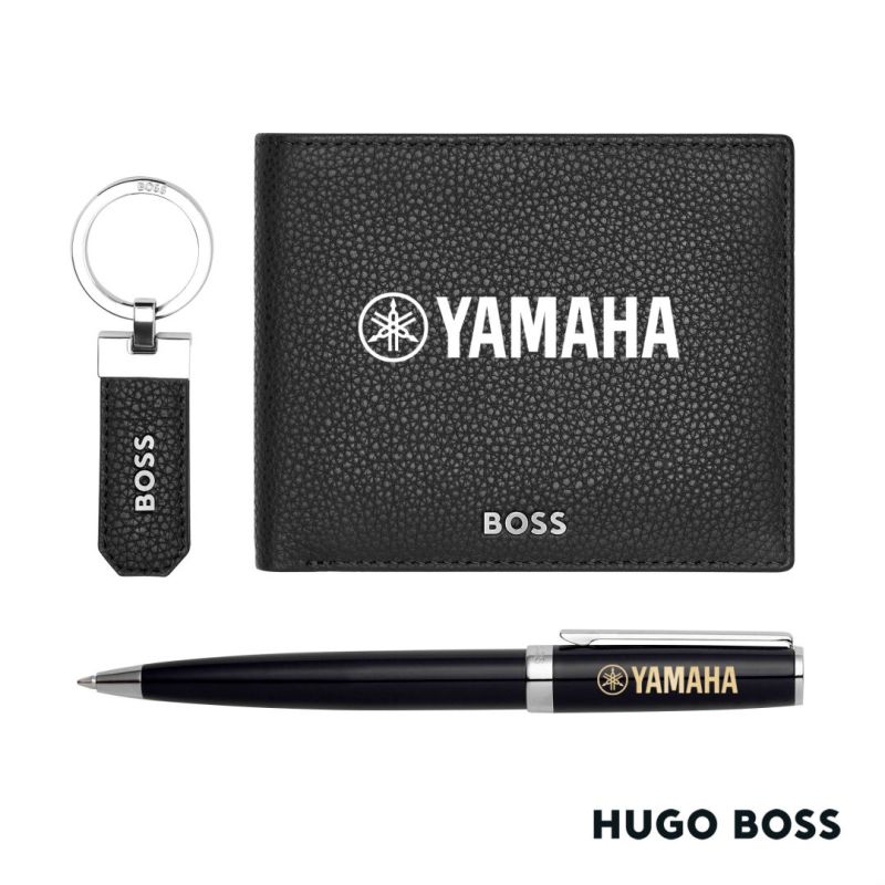 Hugo Boss® Ballpoint Pen, Key Ring & Wallet Set 1 Hugo Boss® Ballpoint Pen, Key Ring & Wallet Set 1
