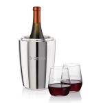 Pescara Wine Cooler & Germain Stemless Wine Set 1 Pescara Wine Cooler & Germain Stemless Wine Set 1