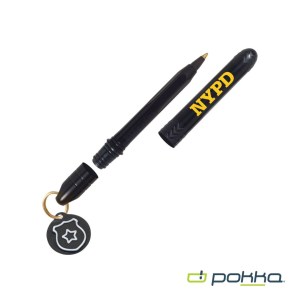 Pokka® Pocket Pen w/Dock & Gold Keyring & Charm in Tin Box 1 Pokka® Pocket Pen w/Dock & Gold Keyring & Charm in Tin Box 1