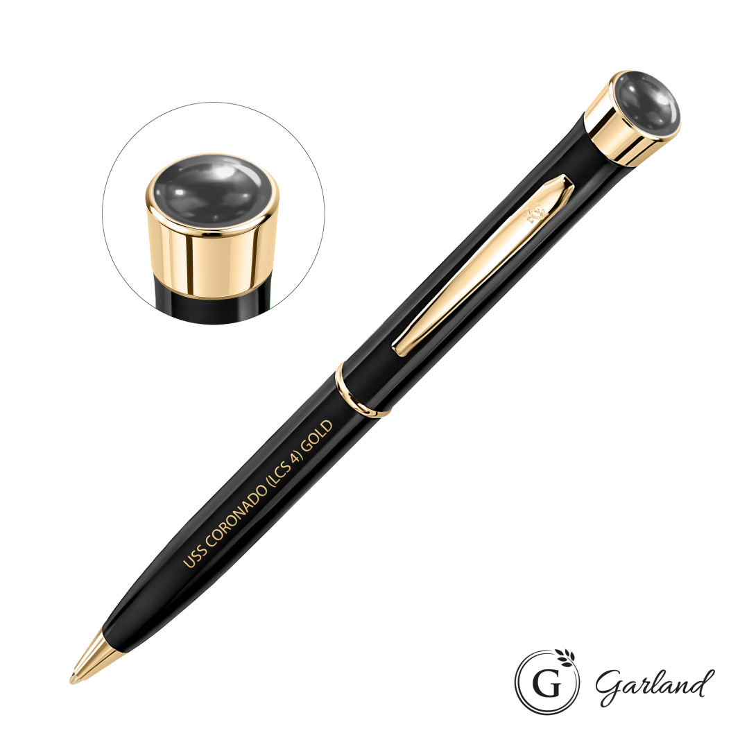Garland® Color Aura Twist Ballpoint Pen - Gold Accent 1