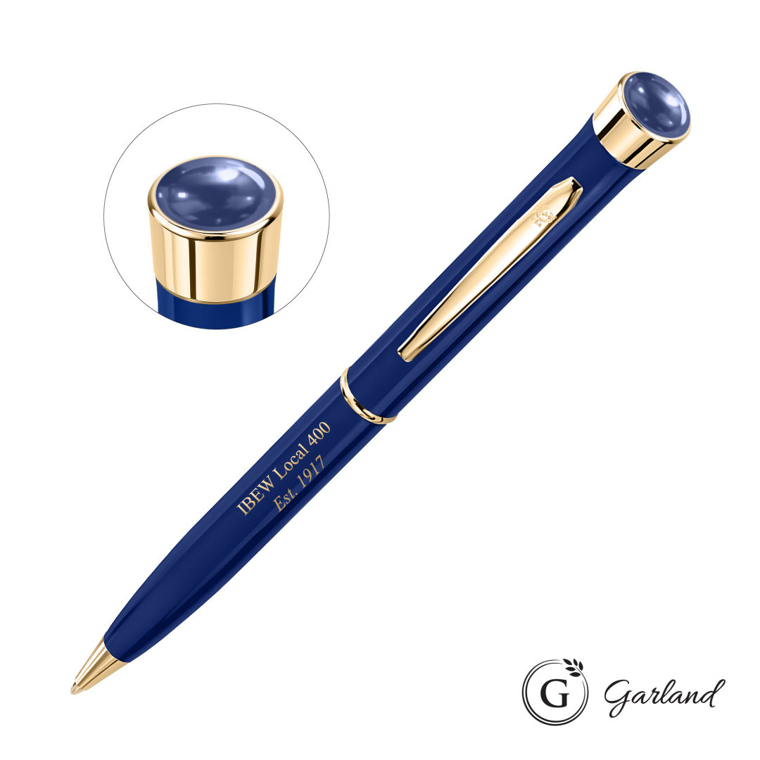 Garland® Color Aura Twist Ballpoint Pen - Gold Accent 1
