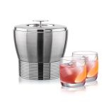 Genoa Ice Bucket & Ritz On-the-Rocks Set - Set of 3 (Blank) Genoa Ice Bucket & Ritz On-the-Rocks Set - Set of 3 (Blank)