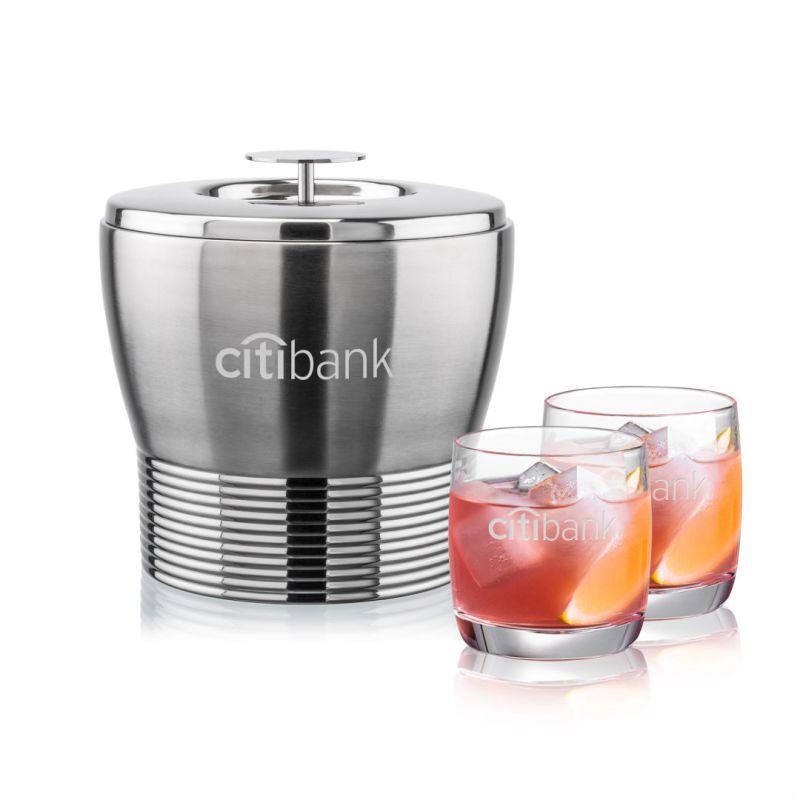 Genoa Ice Bucket & Ritz On-the-Rocks Set 1 Genoa Ice Bucket & Ritz On-the-Rocks Set 1