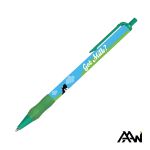 Value Slim Grip Pen Vividprint™ Barrel & Matte Colored Trim - White / Green Value Slim Grip Pen Vividprint™ Barrel & Matte Colored Trim - White / Green